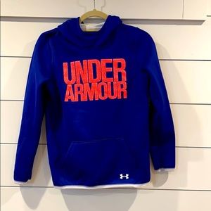 Under Armour Girls L cold gear hooded sweatshirt